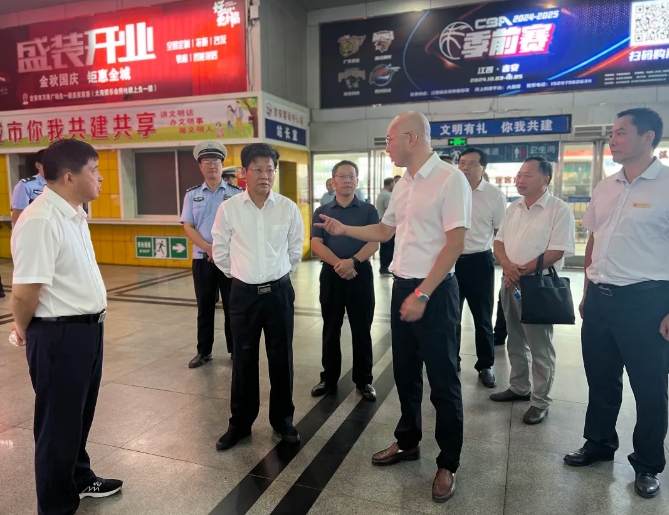 吉安公司：吉安市领导深入吉安CQ9电子_官网督导国庆节前安全生产工作